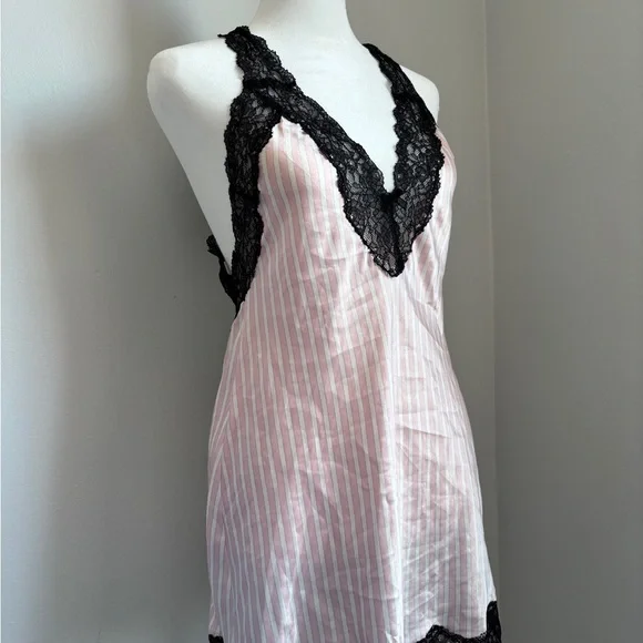 Victoria's Secret Satin Lace Slip Dress - Picture 3 of 6